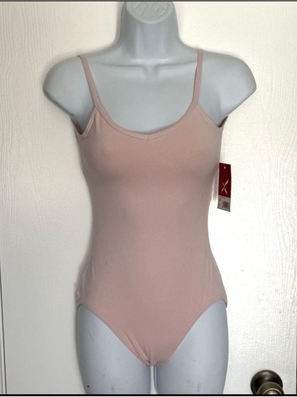 Capezio Blush Camisole Leotard in Light Pink